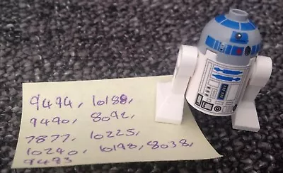£8.95 • Buy Lego Star Wars Minifigure - R2D2 Dark Grey Head Sets 10240 10188 10198 9493 8038