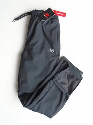 NEW BALANCE All Motion JOGGERS Mens Running Pants Fleece Lined H-Gray Size S • $24.98