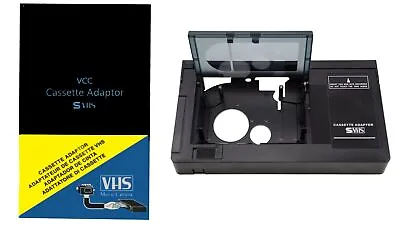 New Sealed Motorized VHS-C To VHS Cassette Adapter For JVC Panasonic RCA SVHS • $39.99
