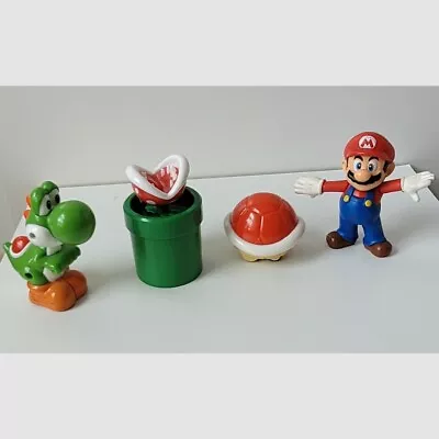 McDonalds Toys 2013 Super Mario Bundle 4 Figures To Play Or Collect • £3.50