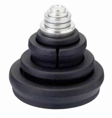 £39.95 • Buy 10 Piece Cast Iron Stacking Metric Chrome Weights Weight Set Balance Scales