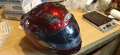 Gmax Motorcycle Helmet Bluetooth Vented Dual Visors Sz L Full Face • $99.50