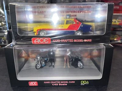 £248.59 • Buy 1:43 Ace DDA Mad Max Ford Interceptor And Kawasaki Motorbikes With Figures