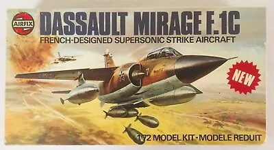 Airfix Dassault Mirage F.1C Vintage Model Kit 1/72 Scale 04022-2 • $14