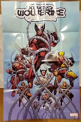 X Lives/Deaths Of Wolverine #1 Kubert Folded Promo Poster 2022 24  X 36  New • $3.28