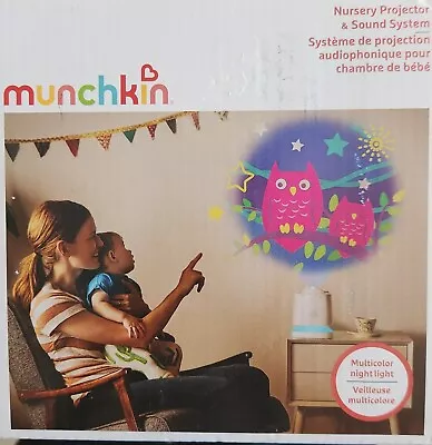 Munchkin Sound Asleep Nursery Projector And Sound Machine With LED Nightlight • $30