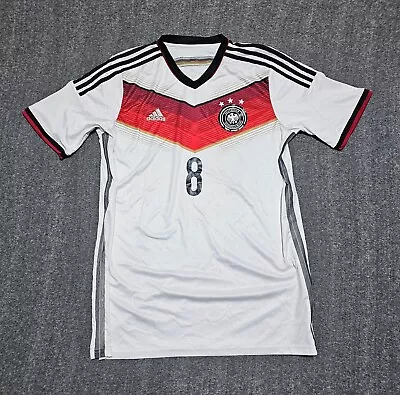 Adidas Germany Jersey 2014 2015 G87445 Mens Size Large #8 Mesut Ozil Midfielder • $50