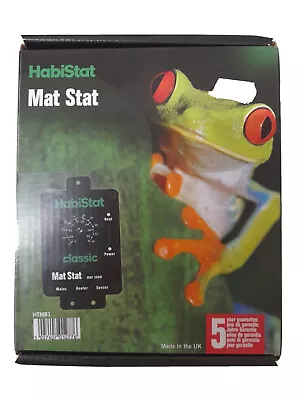 HabiStat HTMB1 Reptile Vivarium Thermostat Heat Mat Stat • £29.99