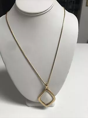 COSTUME JEWELRY SIGNED MONET Necklace W/ Pendant: (19A) • $5