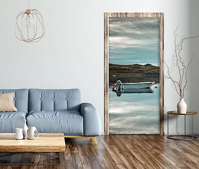 £84.77 • Buy 3D Lake Ship A757 Door Wall Mural Photo Wall Sticker Decal Assaf Frank Sinsin