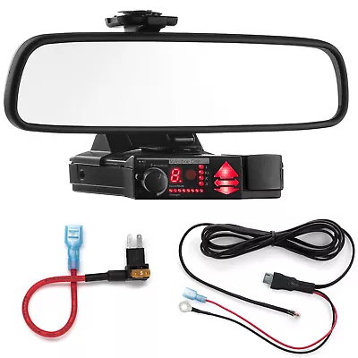 $48.99 • Buy Mirror Mount Bracket + Direct Wire Power Cord + Micro2 Fuse Tap For Valentine V1
