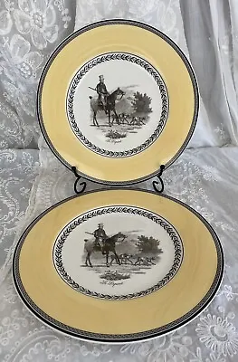 New 2 Villeroy & Boch Audun Chasse Dinner Plates 10.5 Inches Country Collection • $69