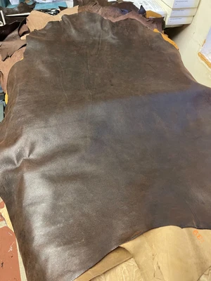 £15.85 • Buy LEATHER SKINS,Hides,Nappa Skins,DISTRESSED CHESTNUT ------MF184