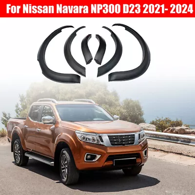 6pcs Thin Fender Flares Guard For Nissan Navara NP300 D23 2021- 2024 • $209.99