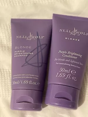 Neal &  Wolf Blonde Shampoo £  Conditioner  Mini Duo • £9.99