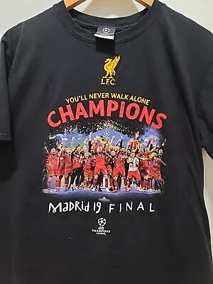 UEFA Champions League 2019 Madrid Final T Shirt Liverpool Champions! Free Ship! • $70