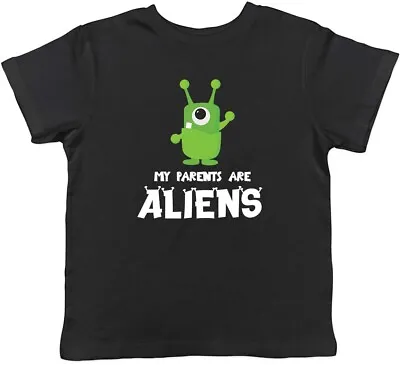 My Parents Are Aliens Childrens Kids T-Shirt Boys Girls • £5.99