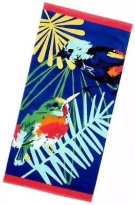 Vera Bradley Beach Towel MINI TODY BIRDS BLUE New With Tags • $38.99