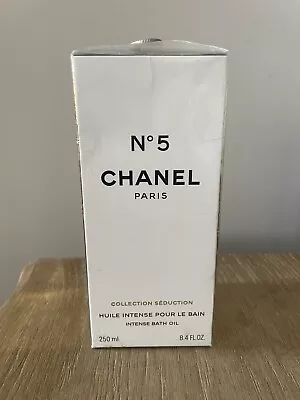 Chanel No 5 Huile Intense Pour Le Bain Intense Bath Oil. 250ml Glass Bottle • £35