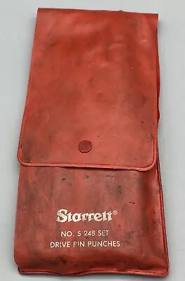 Starrett Punch Set S 248 Drive Pin Punches 1/8  To 3/8  Made In USA. Fair • $37.99