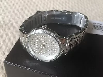 (ON SALE) New In Box Michael Kors Crystal Pave Mk3984 Watch RETAIL $295 • $135