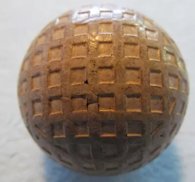 Vintage Used Mesh Rubber Practice Golf Ball  Very Soft-hard To Find • $34