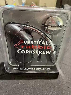 Metrokane--The Original Rabbit--Corkscrew Foil Cutter & Extra Spiral--NIB • $18