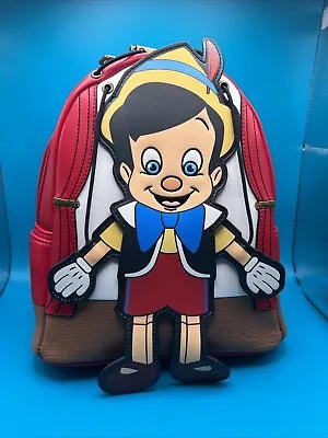 🚦Loungefly Disney Pinocchio Marionette / Puppet Mini Backpack - NWT - WDBK2238 • $92.73