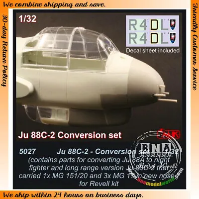 CMK 1/32 Junkers Ju 88C-2 Conversion Set For Revell Kit • $23.49