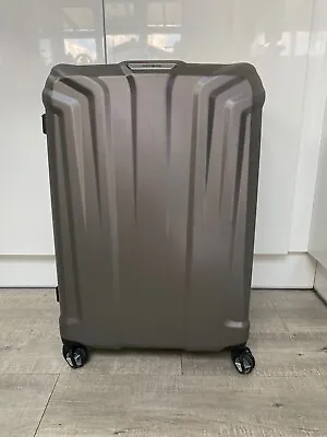 Large Hard Samsonite Suitcase With TSA Lock And Expandable Capacity - Silver • £110