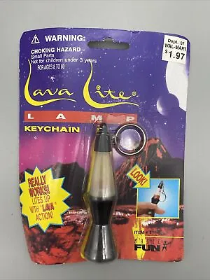 Lava Lite Lamp Keychain Vintage Novelty Toy Basic Fun 1994 New NOS 90s • $25
