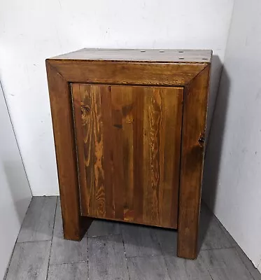 Vintage Handcrafted Rustic Farmhouse Reclaimed Wood Kitchen Bedside Cabinet Door • $342