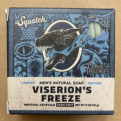 Dr. Squatch Limited Edition VISERION’S FREEZE Natural Soap Bar • £14.44