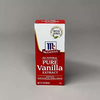 MCCORMICK Pure Vanilla Extract 2.0 Fl Oz (59ml) Best By 7/25 (New) • $3