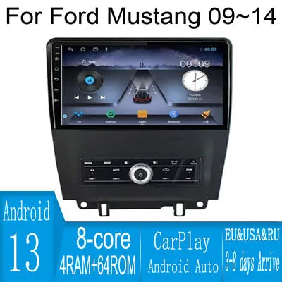10.4  Android Navigation Car Gps Stereo Radio Carplay For Ford Mustang 09~14 • $475