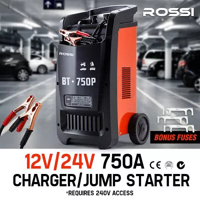 $239 • Buy PRESALE ROSSI Car Battery Charger 750A 12v/24v Jump Starter ATV Boat Truck
