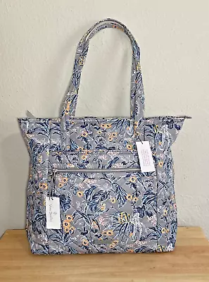 Vera Bradley Large Vera Tote In Rain Forest Toile - Performance Twill - NWT • $85