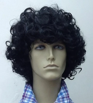 £16.99 • Buy Frank N Furter Black Curly Wig Hard To Find Good Quality Wig  Rocky Horror