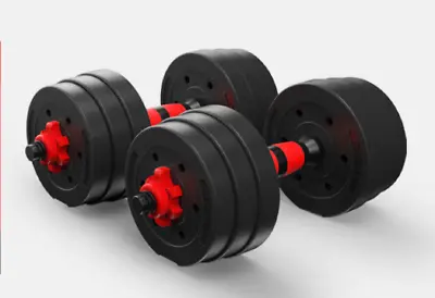 2 X 12.5kg Adjustable Dumbbell Set Barbell Set Home GYM Weights • $59