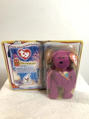 Ty McDonald’s Teenie Beanie Baby Millenium The Bear. 1999. In Box • $350