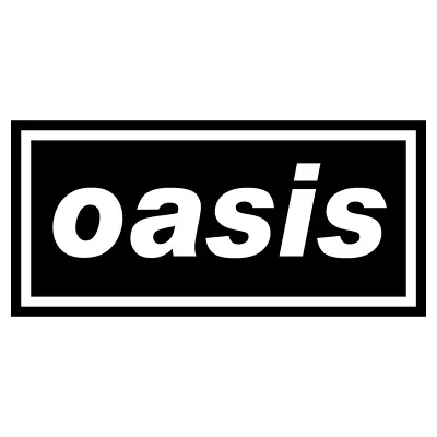 Oasis Sticker Brand Pop Brit Logo Vinyl Decal Custom Colours Car Window FreeShip • £2.69