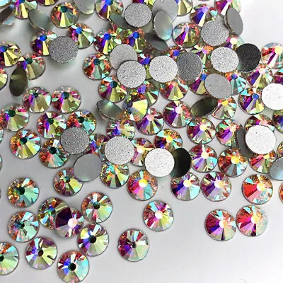 1440pcs Crystal Nail Art Rhinestones FlatBack Glitter Diamond 3D Tips Decoration • $1.99