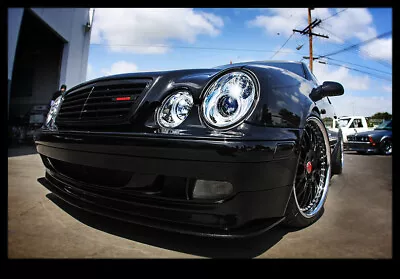1998-2002 Mercedes W208 CLK LED Dual Halo Projector Headlights Lamps Left+Right • $278.95