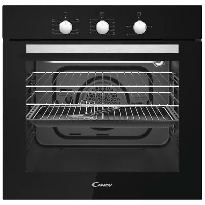 Candy OCFG12B 60cm Built-in Single Fan Gas Oven - Gas Oven With Gas Grill • £379.99