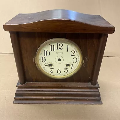 Vintage New England Clock Co Farmington CT CASE & FACE ONLY No Movement PARTS • $24.61