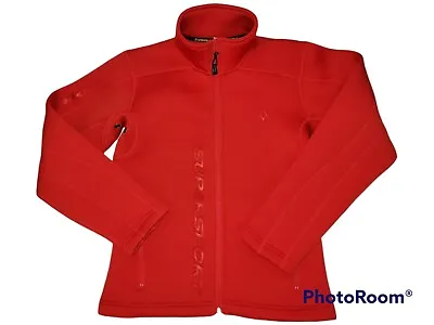 Volkl Red Scuba Zip Jacket Womens Small Skiing Athletic Alpine SupersportElastic • $35.75