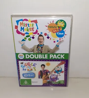 MISTER MAKER & GIGGLE AND HOOT Dvd Double Pack. Region 4. Free Postage. • $11.50