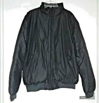 Size S Men's Black Long Sleeve Padded 'river's Winter Jacket Euc • $15