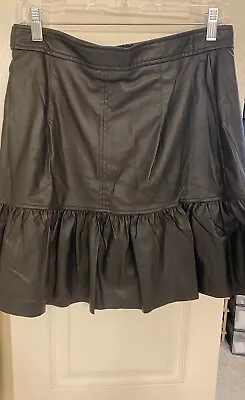 H&M Vegan Leather Skirt • $30