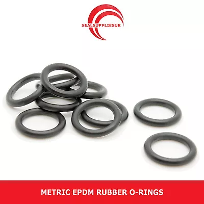 £2.90 • Buy Metric EPDM Rubber O-Rings 3mm Cross Section 4mm-25mm ID - UK SUPPLIER SEALS